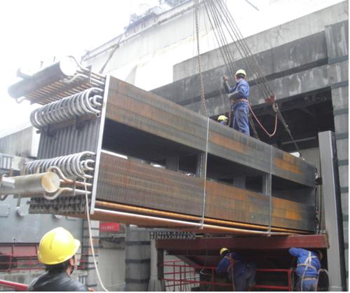 華陽熱電現(xiàn)場模塊化安裝