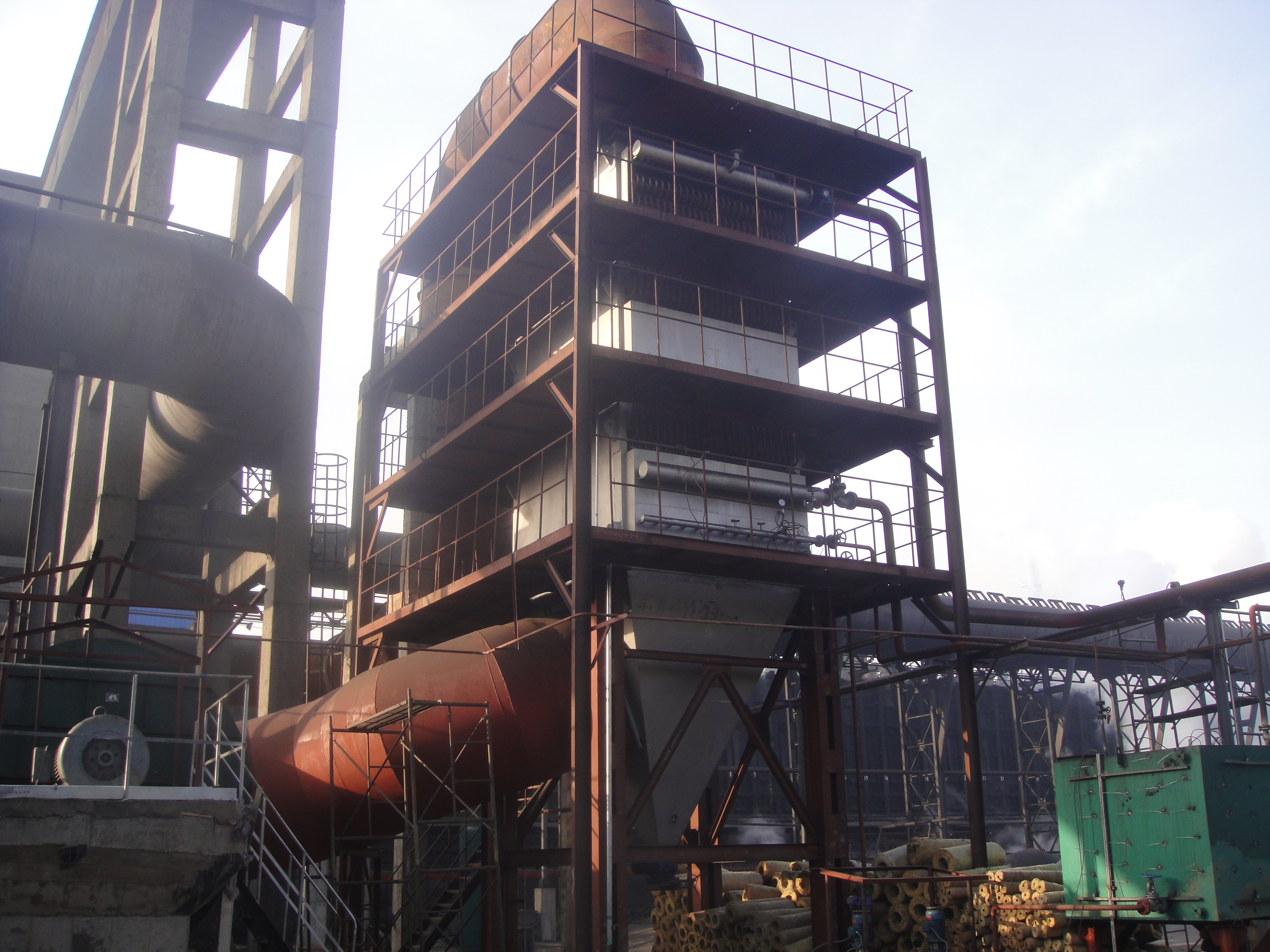 青島凱能鍋爐焦化爐余熱鍋爐工程現(xiàn)場