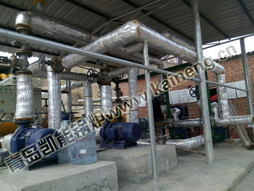 凱能發(fā)電機組余熱鍋爐現(xiàn)場