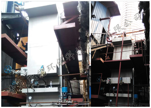 凱能玻璃窯余熱鍋爐現(xiàn)場(chǎng)