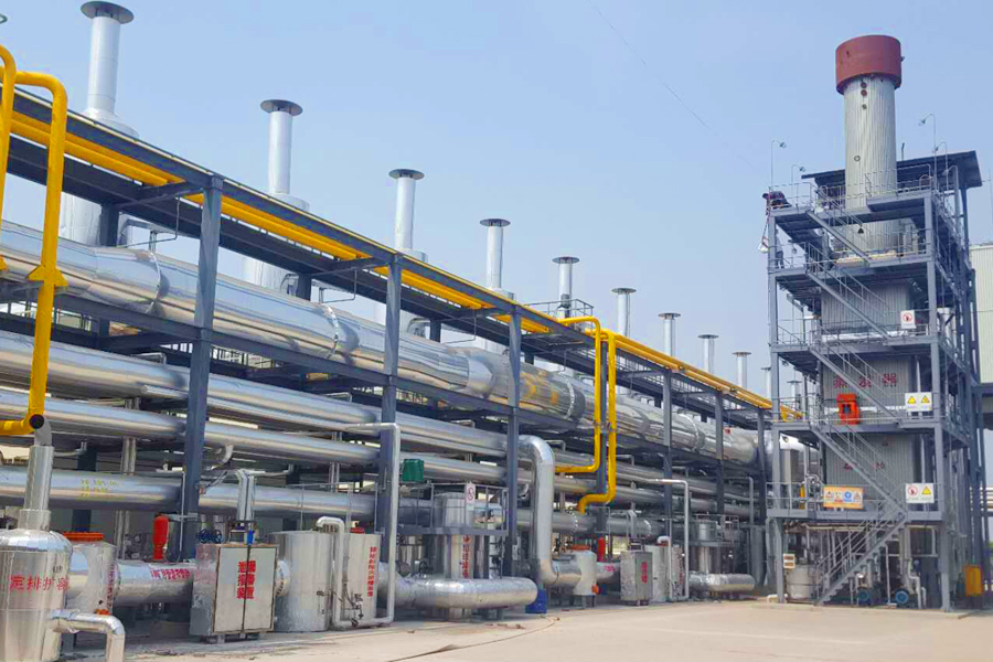 燃?xì)鈾C(jī)組立式余熱鍋爐余熱發(fā)電項(xiàng)目現(xiàn)場 燃?xì)鈾C(jī)組立式余熱鍋爐余熱發(fā)電項(xiàng)目現(xiàn)場