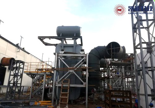 余熱鍋爐項(xiàng)目安裝現(xiàn)場