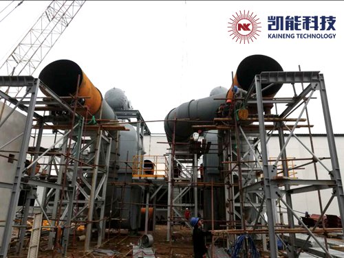 柬埔寨余熱發(fā)電鍋爐項(xiàng)目現(xiàn)場(chǎng)