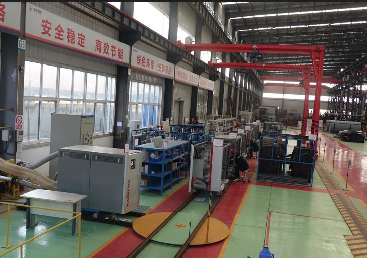 智慧燃?xì)忮仩t自動化生產(chǎn)線